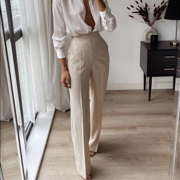 Zara Rustic Wide Leg Pants - Picture 2 of 7